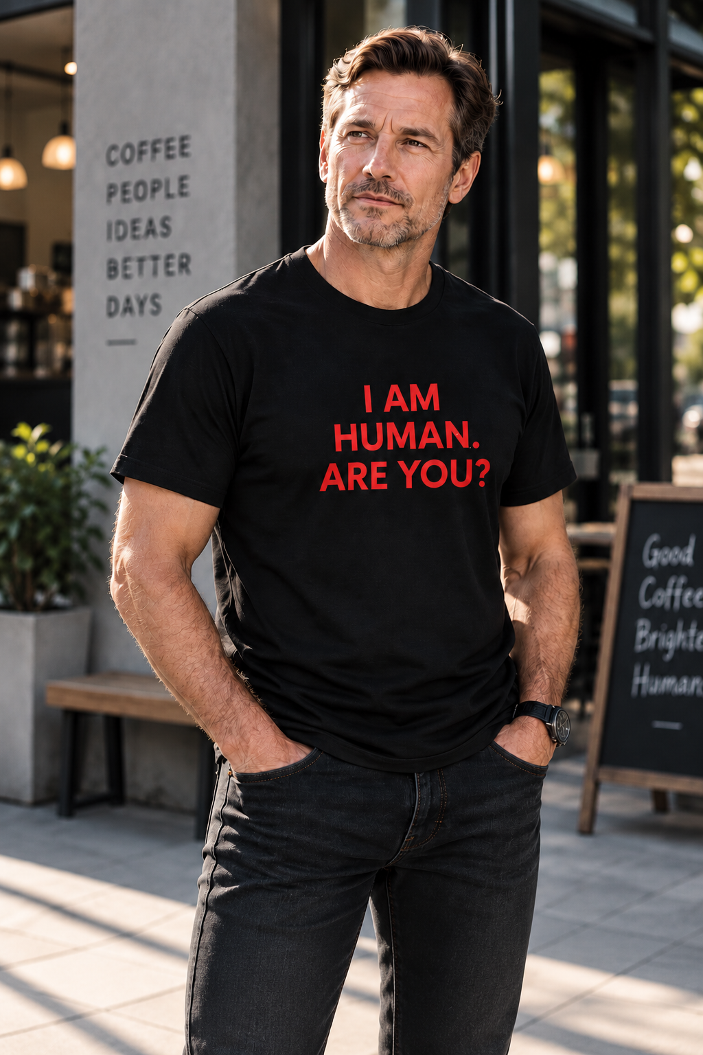 I AM HUMAN. ARE YOU?™ Tee