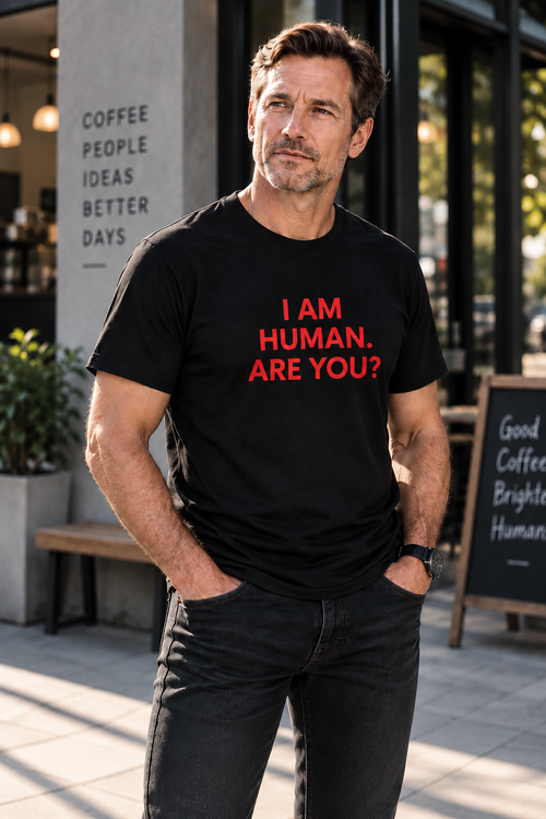 I AM HUMAN. ARE YOU?™ Tee
